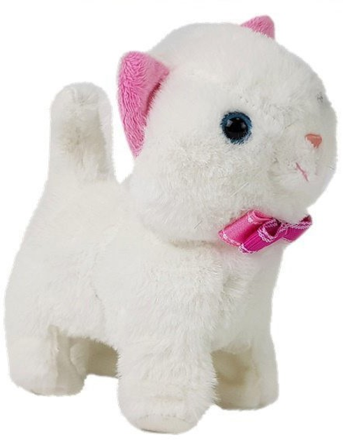 Кіт LEAN Toys ходить і співає на батарейках Білий 7182 (5905214973353) - зображення 3