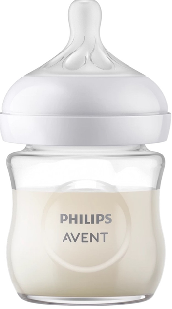 Скляна пляшечка для годування Philips AVENT Natural Response 120 мл 0м+ SCY930/01 (8710103990758) - зображення 4