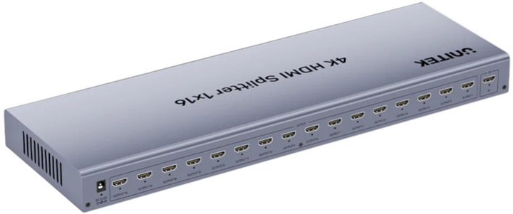 Rozdzielacz Unitek 4K@30Hz 1-in-16 (V1137AGY01-EU) - obraz 2
