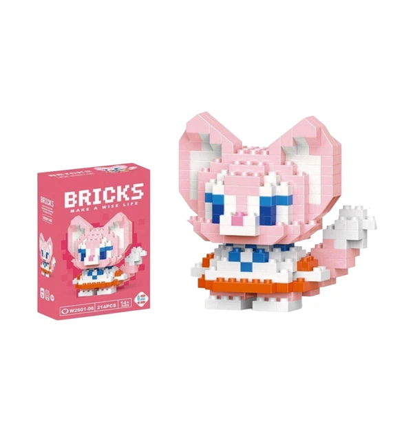 Конструктор OEM Bricks 3D Lina Bell Duffy and Friends 6.5 см 214 деталь Різнокольоровий (W2601-06) - Фото 1 Конструктор OEM Bricks 3D Lina Bell Duffy and Friends 6.5 см 214 деталь Різнокольоровий (W2601-06) - зображення 1