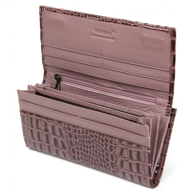 Кошелек женский на магните натуральная кожа 18,5 х 9,5 х 3 см Vermari 72031-1302 мокко - изображение 3