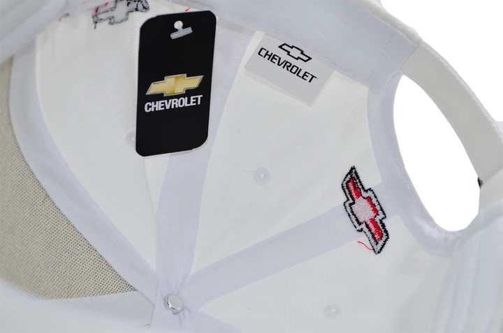 Бавовняна кепка Fang з автомобильним логотипом Chevrolet 56-59 см біла (F 0519-1094) - Фото 5 Бавовняна кепка Fang з автомобильним логотипом Chevrolet 56-59 см біла (F 0519-1094) - изображение 5