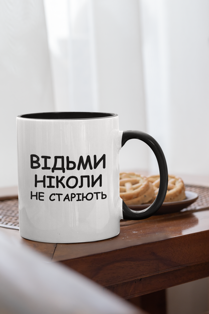 Кружка на подарок керамическая с принтом "Оксане Всегда 18" 330 мл, белая с черной ручкой - Фото 2 Кружка на подарок керамическая с принтом "Оксане Всегда 18" 330 мл, белая с черной ручкой - изображение 2