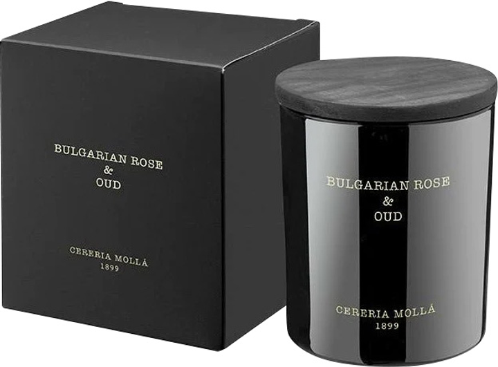 Аромасвічка Cereria Molla Premium Bulgarian Rose & Oud 230 г (8424405055441) - зображення 1