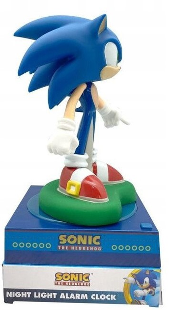 Нічник Kids Euroswan Sonic The Hedgehog з будильником 3D (8435507886345) - зображення 4