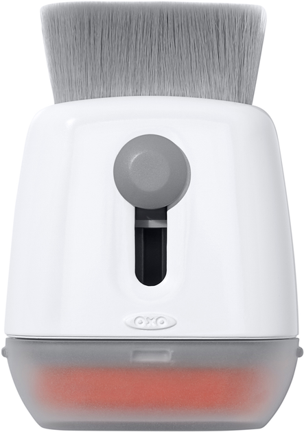 Щіточка для чищення електроніки Oxo Good Grips 2в1 сіро-червона (719812686172) - зображення 1