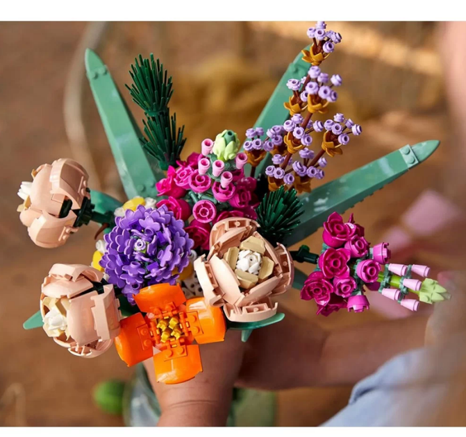 Конструктор букет цветов Botanical 756 деталей - изображение 3