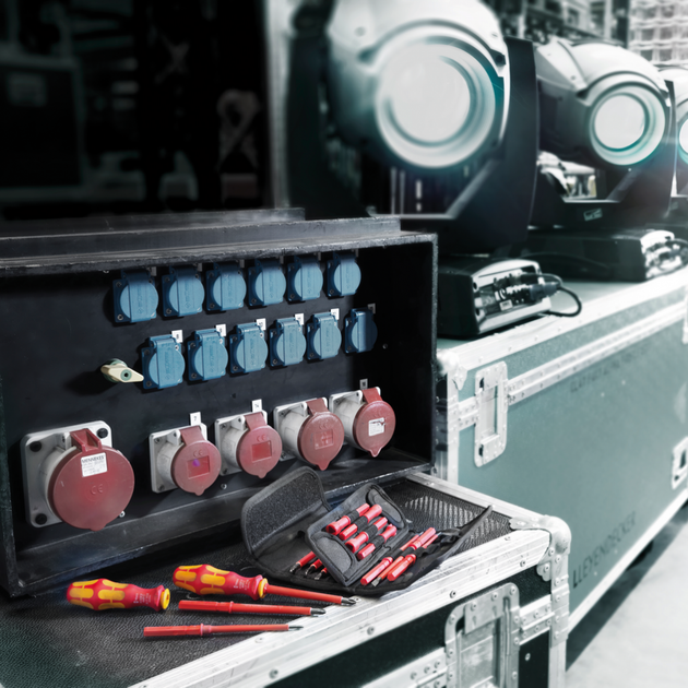 Отвертка диэлектрическая со сменными насадками, набор 26 предметов Wera Kraftfrom Kompakt VDE Big Pack 1 (05006617001) - изображение 4