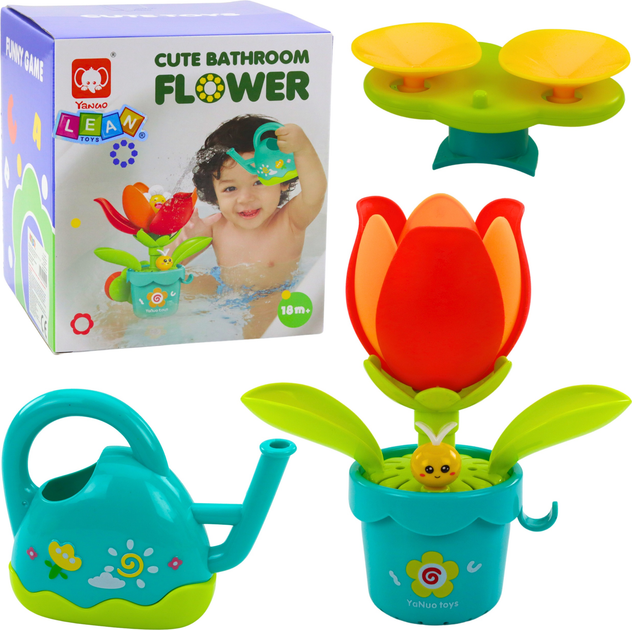 Іграшка для купання LEAN Toys лійка з квіткою 22671 (5905991050209) - зображення 2