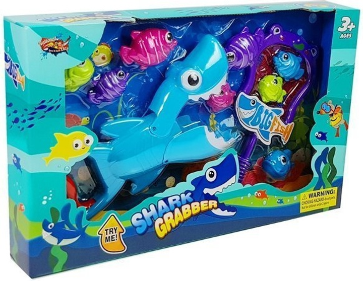 Gra kąpielowa LEAN Toys Rekin Łowca rybek 5381 (5905323218659) - obraz 1