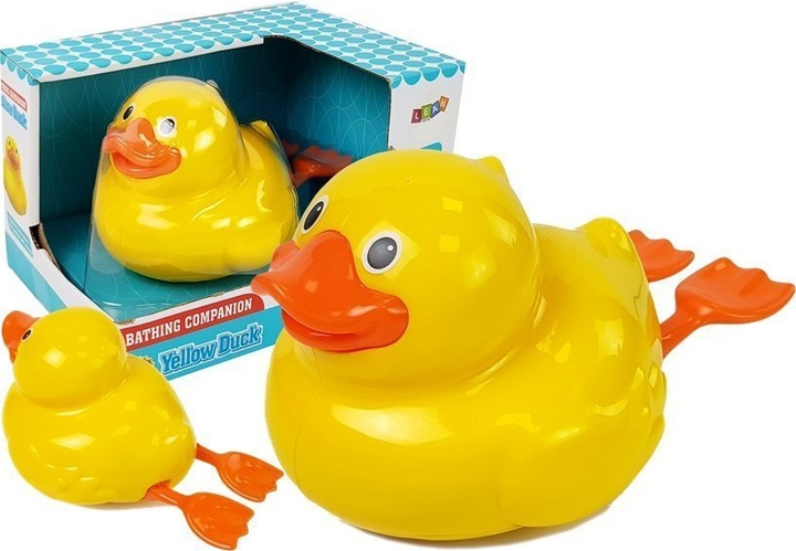 Zabawka do kąpieli LEAN Toys Pływająca kaczka 7161 (5905991031987) - obraz 2