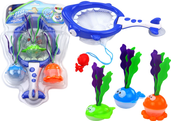 Іграшка для ванної LEAN Toys Акула Ситечко з рибою 17891 (5905991007418) - зображення 2