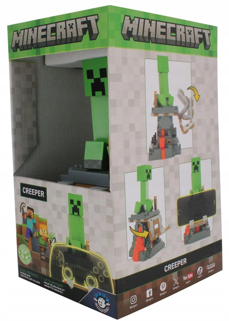 Stojak Exquisite Gaming Minecraft Creeper (5060525897177) - obraz 5
