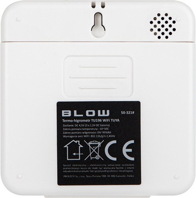Термогігрометр Blow TU196 WiFi TUYA - зображення 2