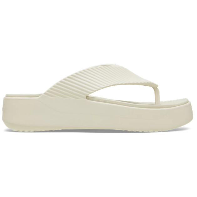 В'єтнамки жіночі Crocs Getaway Groove Platform Flip 39 Бежевий 210700 - зображення 5