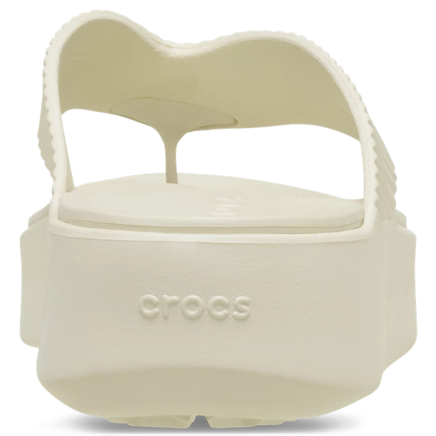 В'єтнамки жіночі Crocs Getaway Groove Platform Flip 39 Бежевий 210700 - зображення 6