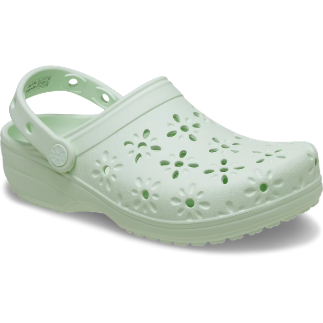 Женские сабо Crocs Classic Floral Cut-Out Clog 38 Светло-зеленый 210927 - Фото 3 Женские сабо Crocs Classic Floral Cut-Out Clog 38 Светло-зеленый 210927 - изображение 3