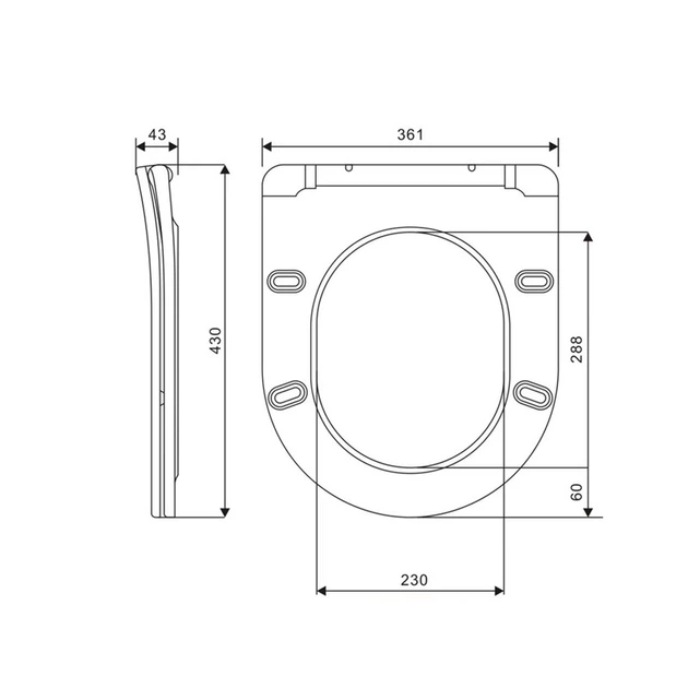 Комплект Grohe Set Унітаз ELLIPSE-0305-T3 + Інсталяція UA388400WG + панель 38732000 (388400WGELLIPS0305T3) - изображение 20