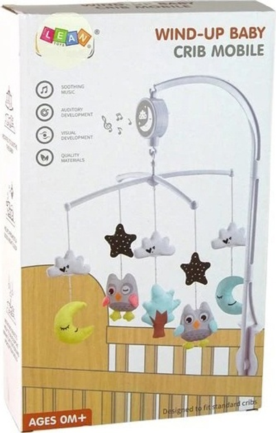 Karuzela do łóżeczka LEAN Toys Pozytywka 15955 (5905679075012) - obraz 1