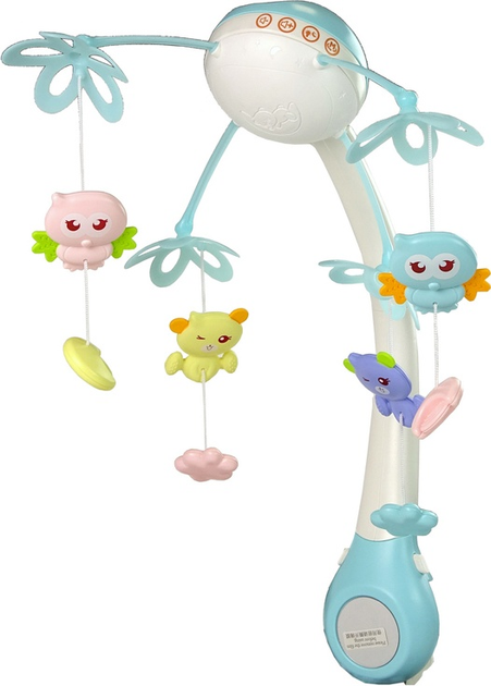 Karuzela do łóżeczka LEAN Toys Niebieska 20464 (5905991027515) - obraz 4
