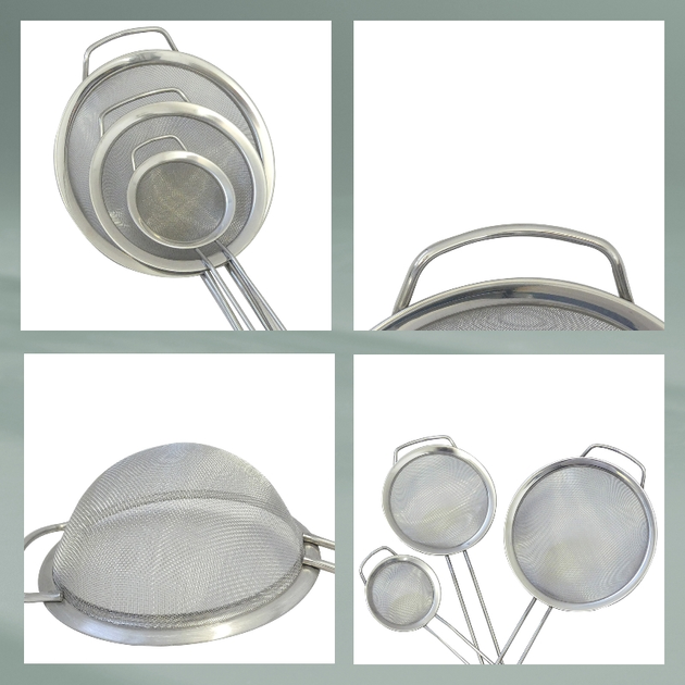 Zestaw sitek Kela Profi metalowych (11074) 3 szt (4025457110740) - obraz 4