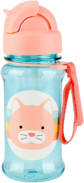 Пляшка для води Skip Hop ZOO Tritan Renew Кіт 355 мл (197233185854) - зображення 2