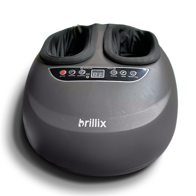 Массажер для ног роликовый Brillix инфракрасный массажер Shiatsu массажная подушка для ступней с пультом ДУ - изображение 9