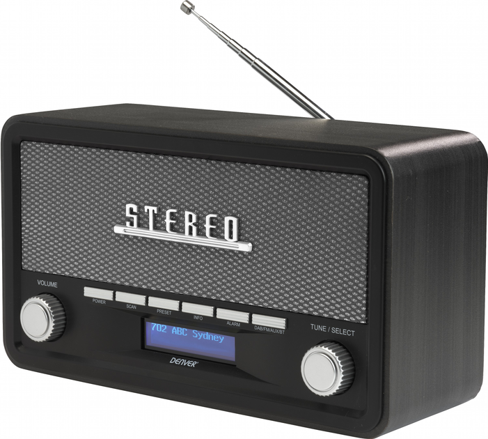 Odbiornik radiowy Denver DAB-18 Darkgrey (5706751042867) - obraz 2