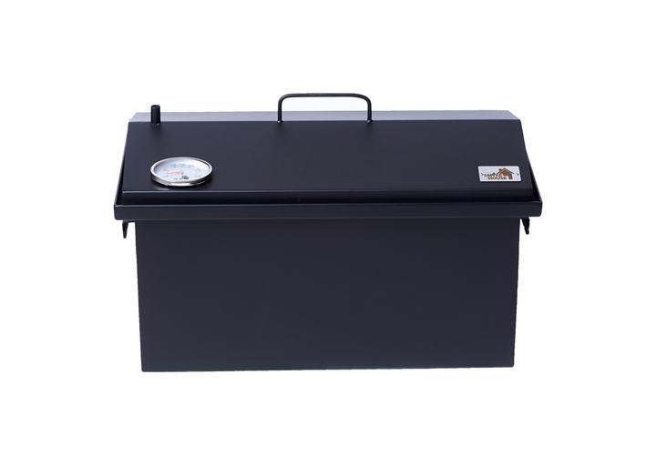Коптильня SmokeHouse L Thermo 520х300х320 мм до 6 кг для горячего копчения с термометром и аксесуарами стальная - изображение 2