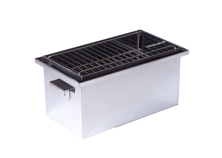 Коптильня SmokeHouse L DeLuxe 520х300х320 мм до 6 кг для гарячого копчення з термометром та аксесуарами нержавіюча сталь - зображення 7