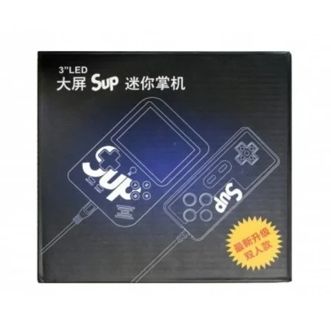 Портативна ігрова приставка Sup Game Box з джойстиком біла. 400 вбудованих ретроігор - Фото 7 Портативна ігрова приставка Sup Game Box з джойстиком біла. 400 вбудованих ретроігор - зображення 7