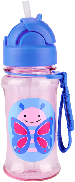 Butelka na wodę Skip Hop ZOO Tritan Renew Motyl 355 ml (197233116209) - obraz 1