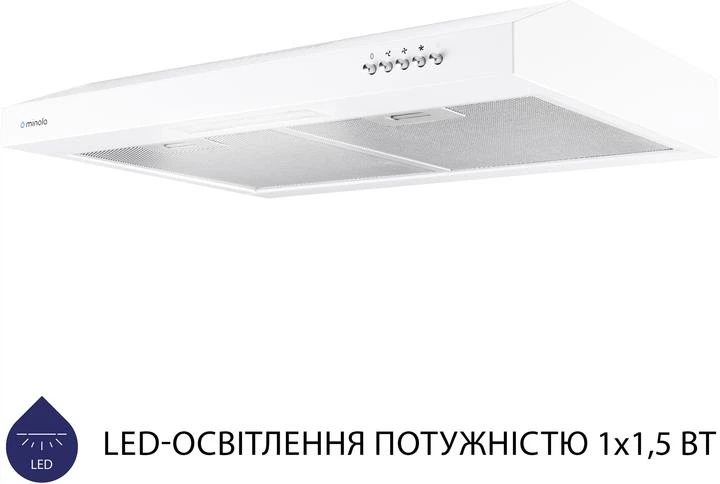 Вытяжка Minola HPL 612 WH - изображение 4