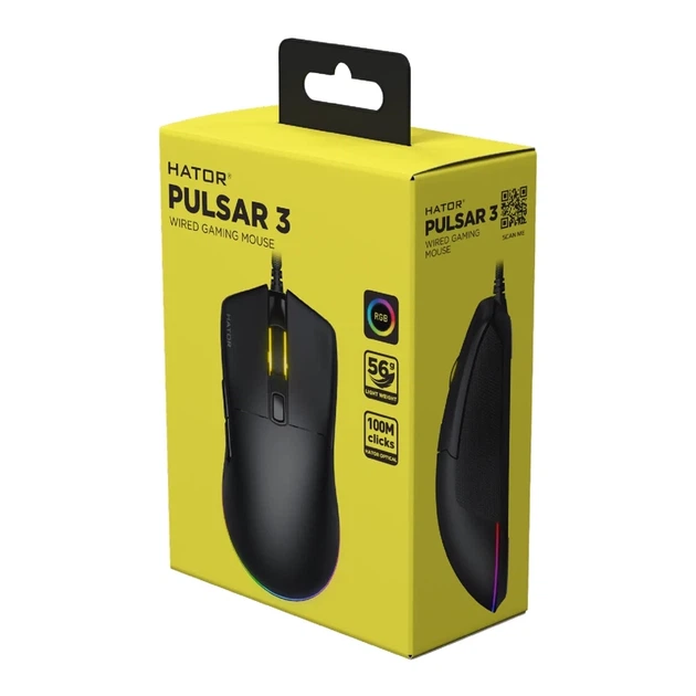 Миша HATOR Pulsar 3 Black (HTM610) - изображение 6