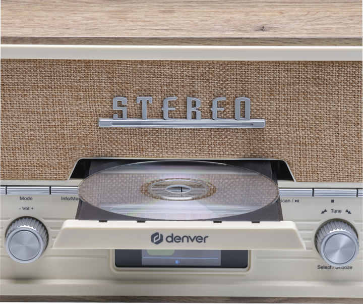 Odbiornik radiowy Denver MDA-525LW Ligth Wood (5706751073496) - obraz 4