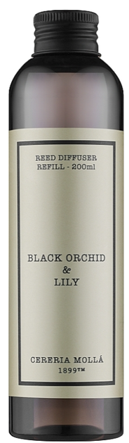Zapas do dyfuzora Cereria Molla Black Orchid & Lily 200 ml (8424405013533) - obraz 1