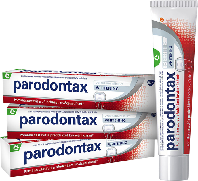 Zestaw past do zębów Parodontax Whitening 75 ml 3 szt (ZES2000009009842) - obraz 2