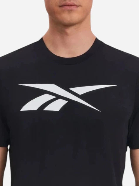 Koszulka sportowa męska Reebok Jimmy Vector Standar 100242102 2XL Czarna (1200175851387) - obraz 4