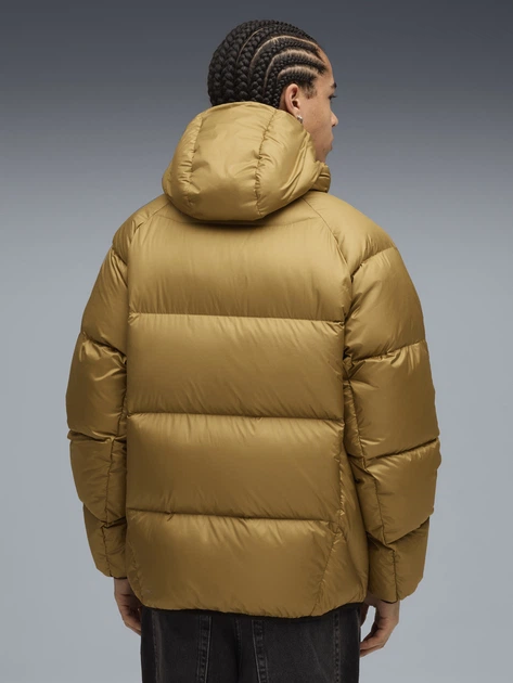 Kurtka puchowa męska Puma Hooded Down Puffer Jacket 68838269 L Musztardowa (4069157595216) - obraz 2