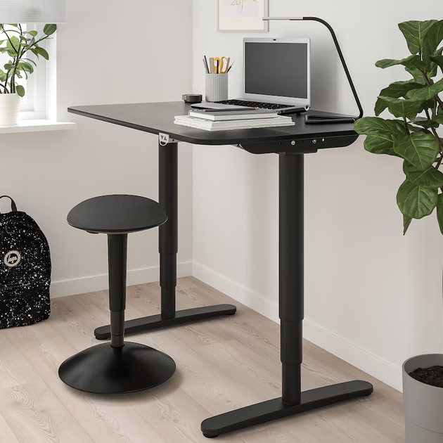 Стул для компьютера NILSERIK IKEA 904.918.95 темно-серый - Фото 2 Стул для компьютера NILSERIK IKEA 904.918.95 темно-серый - изображение 2