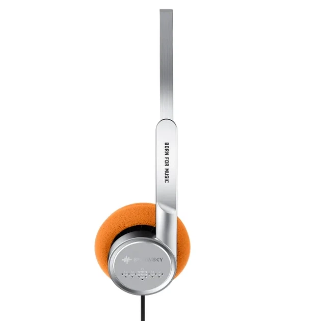 Навушники накладні провідні FiiO Snowsky з мікрофоном Wind Silver - зображення 2