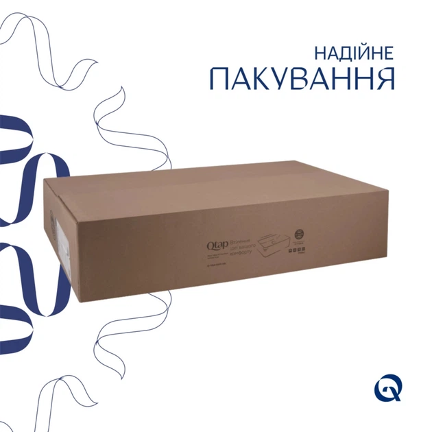 Комплект Albatross: Раковина врезная мебельная 820x460x180 мм, White, прямоугольная + Донный клапан Pop-up PU02O - изображение 5