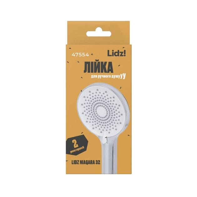 Лейка для ручного душа Lidz Niagara 32 120 мм округлая LDNIA32CRM47554 Chrome - изображение 5