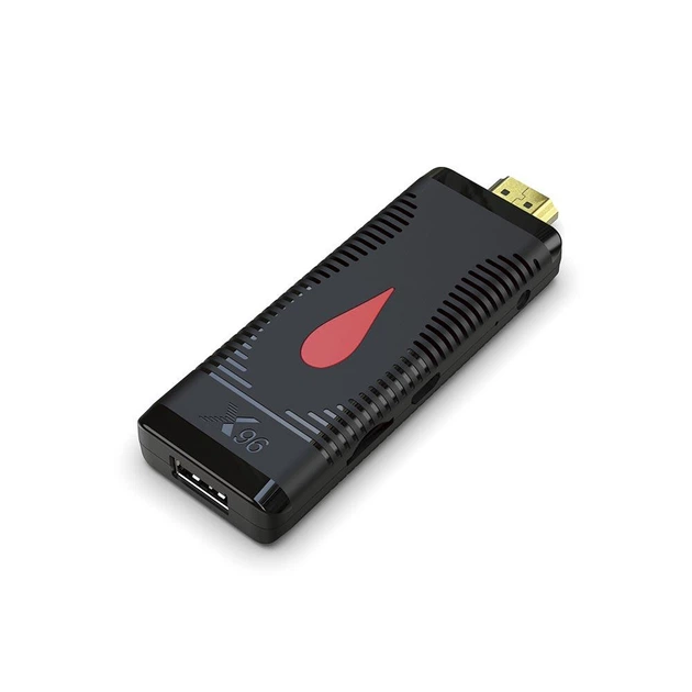 Смарт ТВ-приставка Android Smart TV для телевізора цифровий медіаплеєр Allwinner X96 S400 TV Stick |H313, 1GB RAM, 8GB ROM, Android 10.0, пульт ДУ, WiFi| Чорний - зображення 6