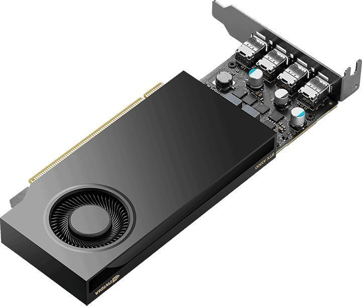 Відеокарта Asus PCI-Ex NVIDIA Quadro RTX A1000 8GB GDDR6 (128bit) (1462/12000) (4 x miniDisplayPort) (90SKC000-M8VAN0) - зображення 4