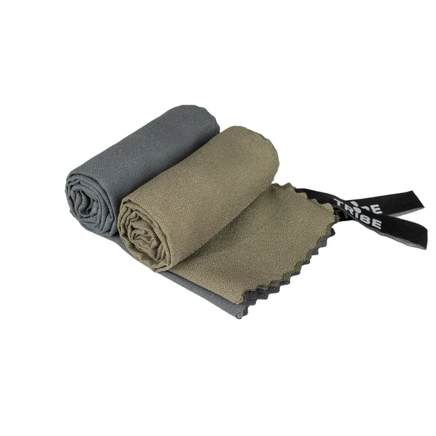 Полотенце из микрофибры Tribe Bicycle Towel 60×120см — ультралегкое и компактное olive - изображение 2