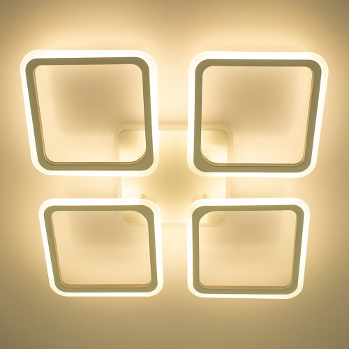 Светильник потолочный светодиодный LUMINARIA LOOK RGB 120W 4Q 540/70 WHITE/OPAL 220V IP20 с пультом ДУ - изображение 3