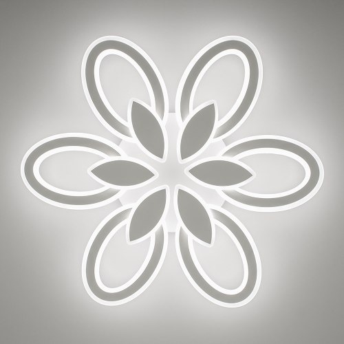 Світильник стельовий світлодіодний LUMINARIA AURORA DOUBLE 120W 6F 620/80 WHITE IP20 з пультом ДК 620х80 мм - Фото 6 Світильник стельовий світлодіодний LUMINARIA AURORA DOUBLE 120W 6F 620/80 WHITE IP20 з пультом ДК 620х80 мм - зображення 6