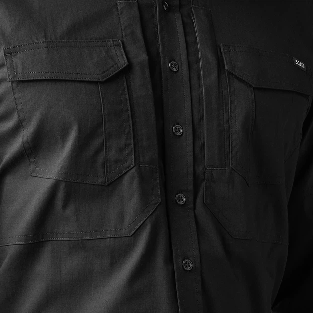 Рубашка тактическая 5.11 Tactical ABR Pro Long Sleeve Shirt Tall L/Tall Black - изображение 4