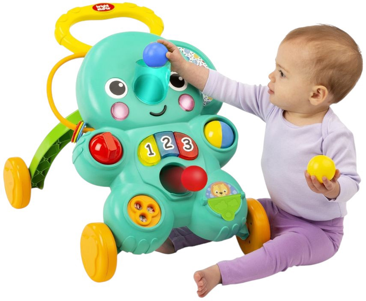 Ходунки Bright Starts Activity Walker 2 в 1 Stroll n Roll (0074451128927) - зображення 2